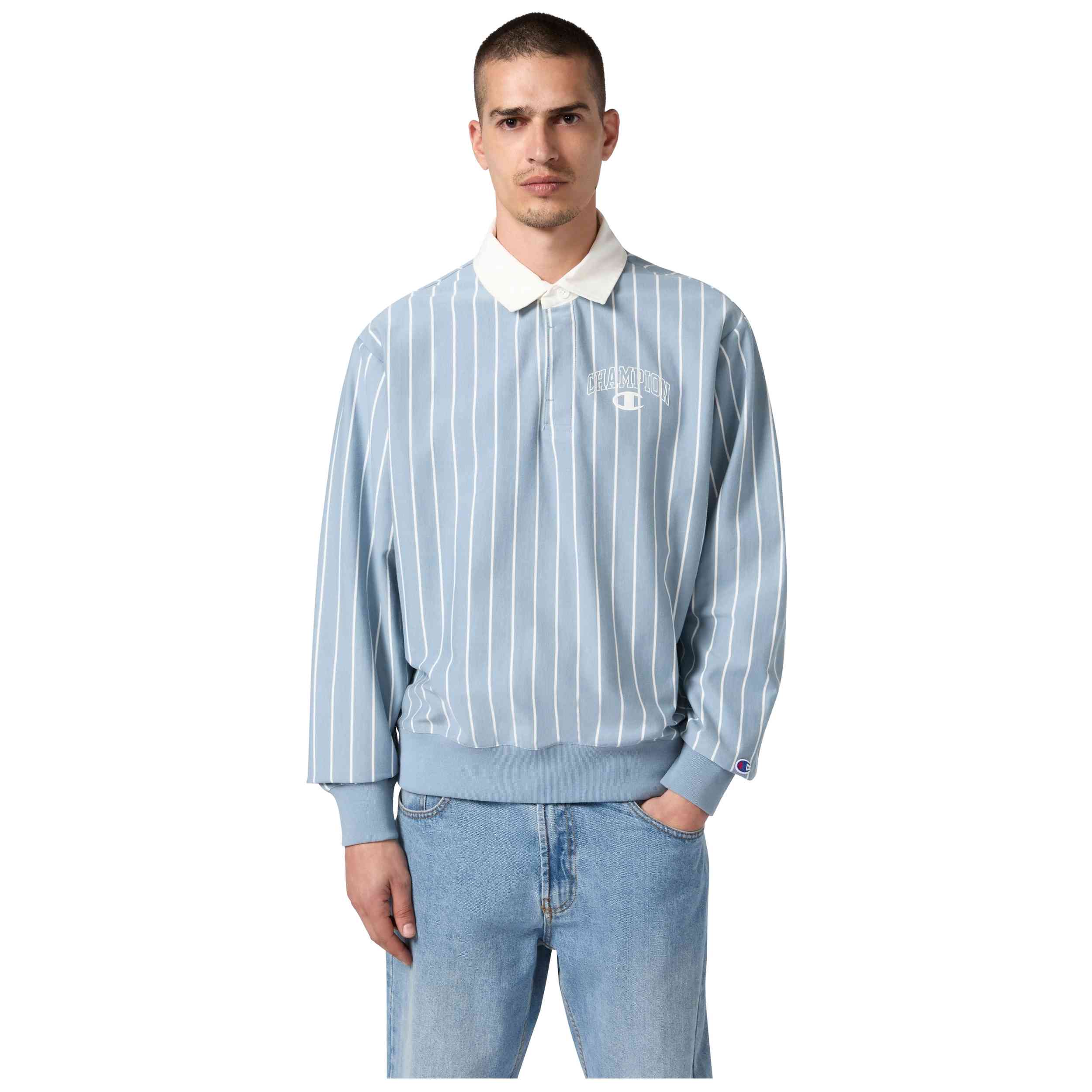 Sudadera Champion modelo Polo para Hombre en color Azul