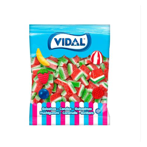 VIDAL Tajadas de sandia 1KG sabor a SANDIA sin gluten  sin grasa sabor original Vidal garantizado
