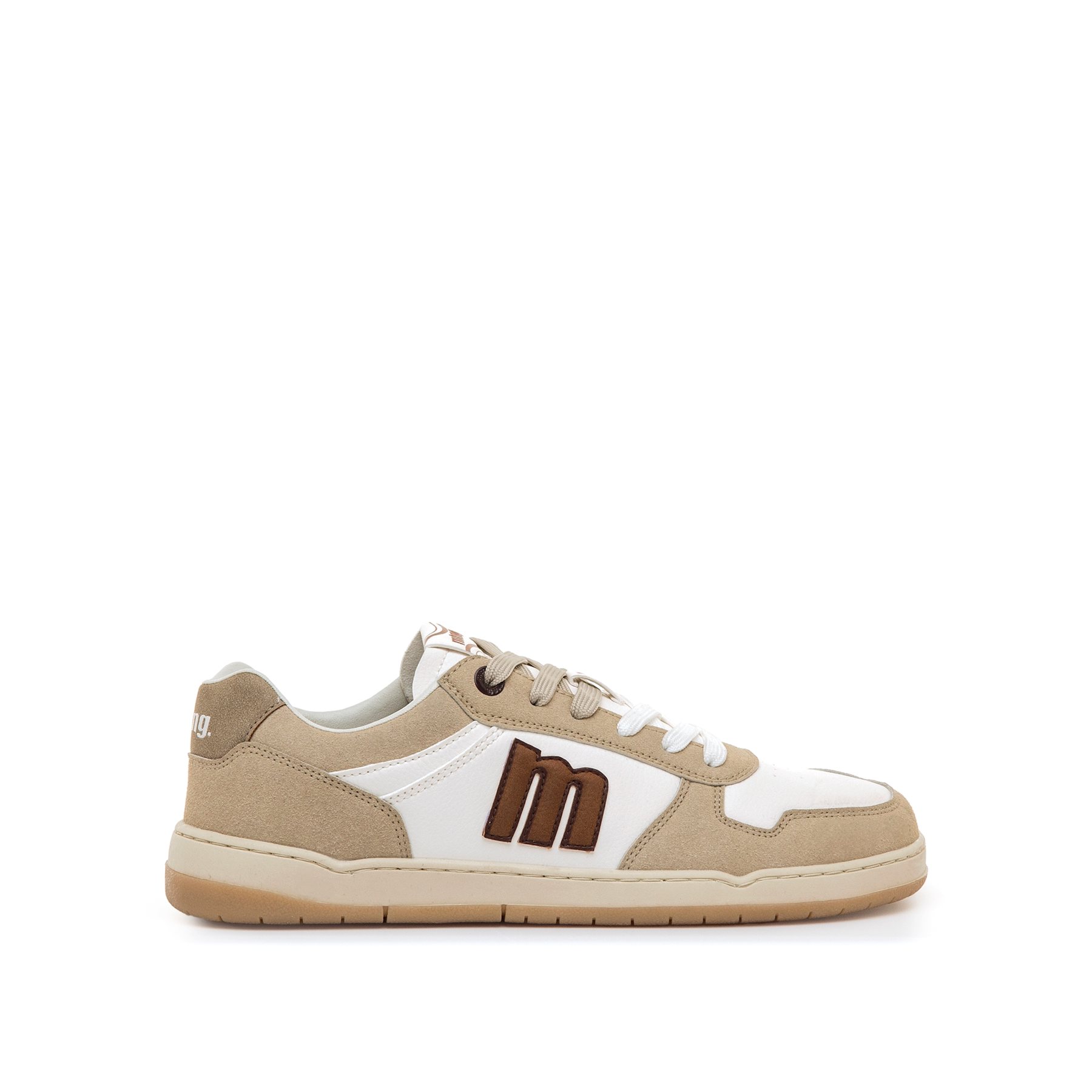 Mustang-MTNG deportivas barefoot hombre free miami beige con cierre cordones y tipo de puntera redonda