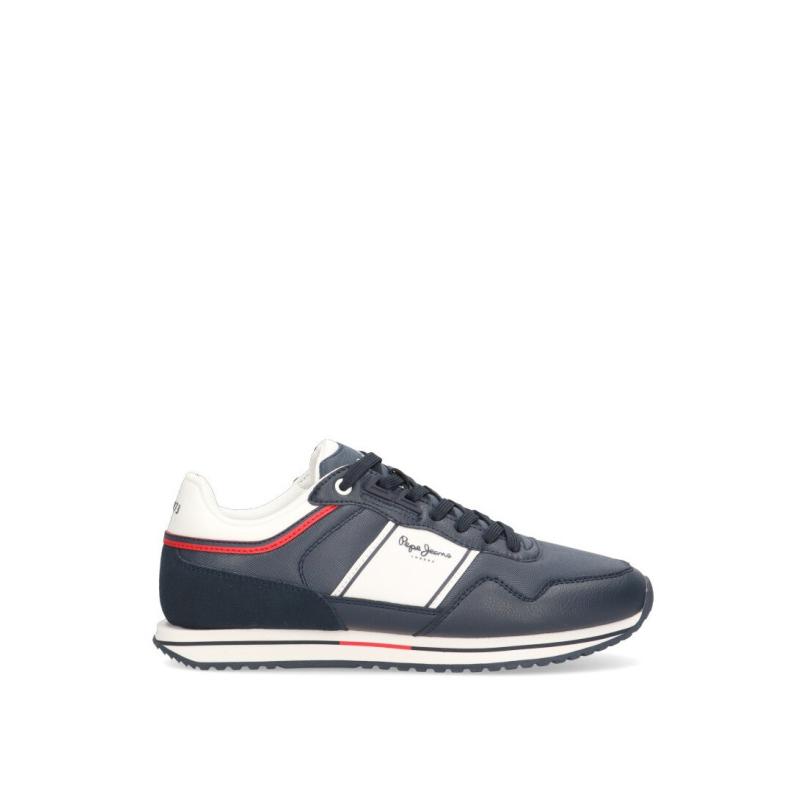 Zapatillas Casual Pepe Jeans - Hombre - Suela Plana - Modelo Pms30907 - Color Marino