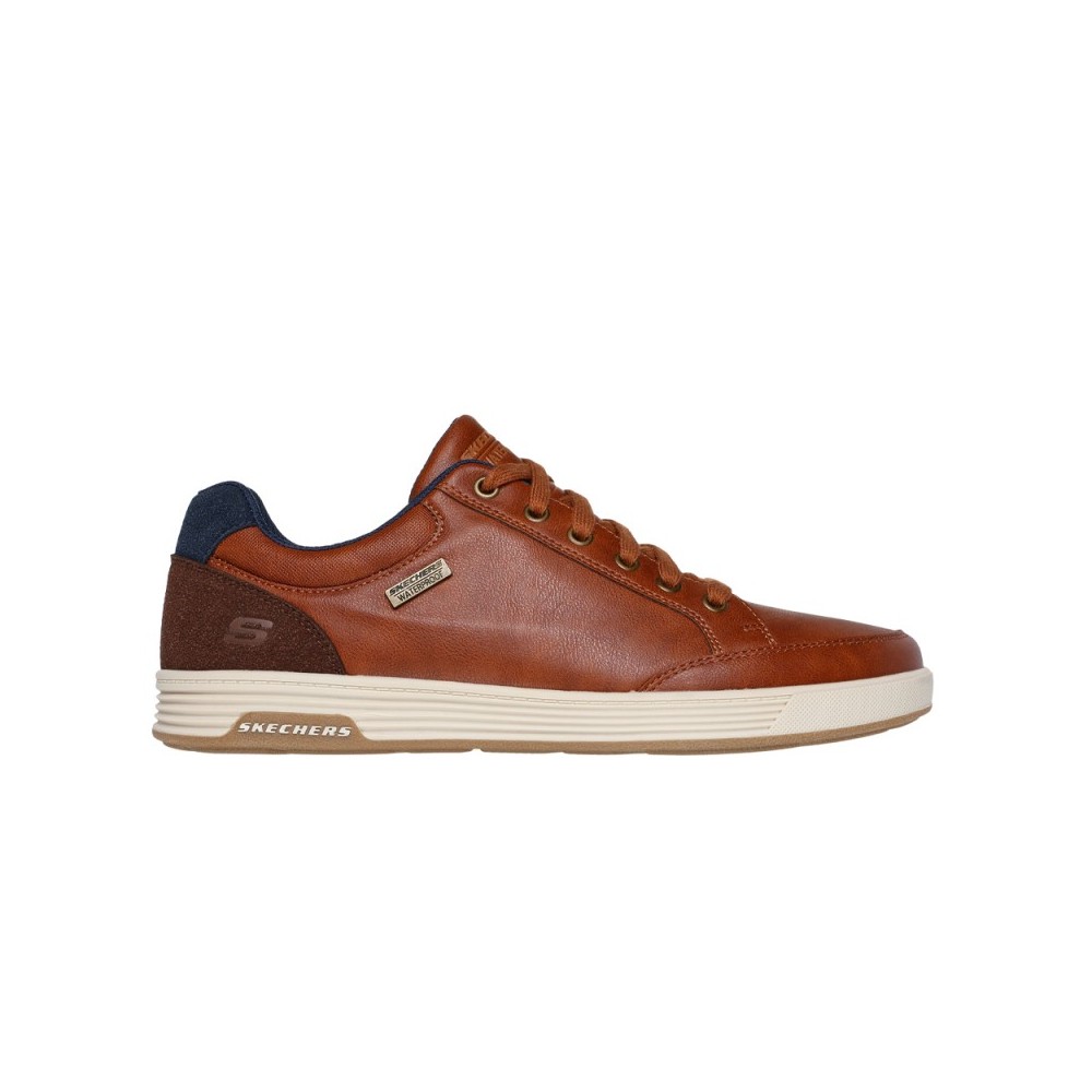 Zapatillas de Hombre Skechers Sparkman en Piel Natural, Ideal para Deporte y Ocio con Máxima Comodidad