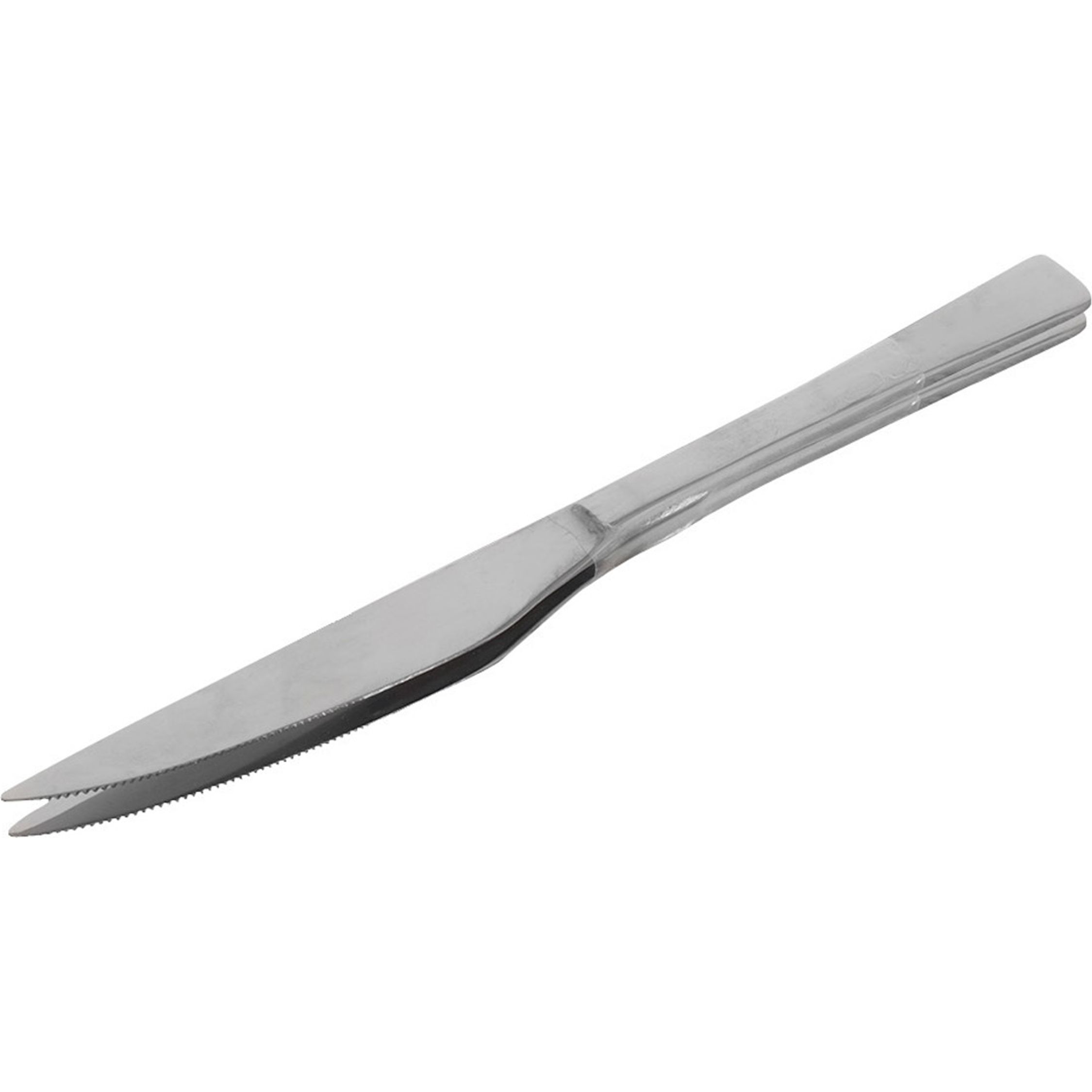 QUTTIN - Set de 2 Cuchillos de Mesa 22cm Colección Madrid - Acero Inoxidable Brillante, Mango Ergonómico, Cortes Suaves y Precisos, Resistentes | Amystyle
