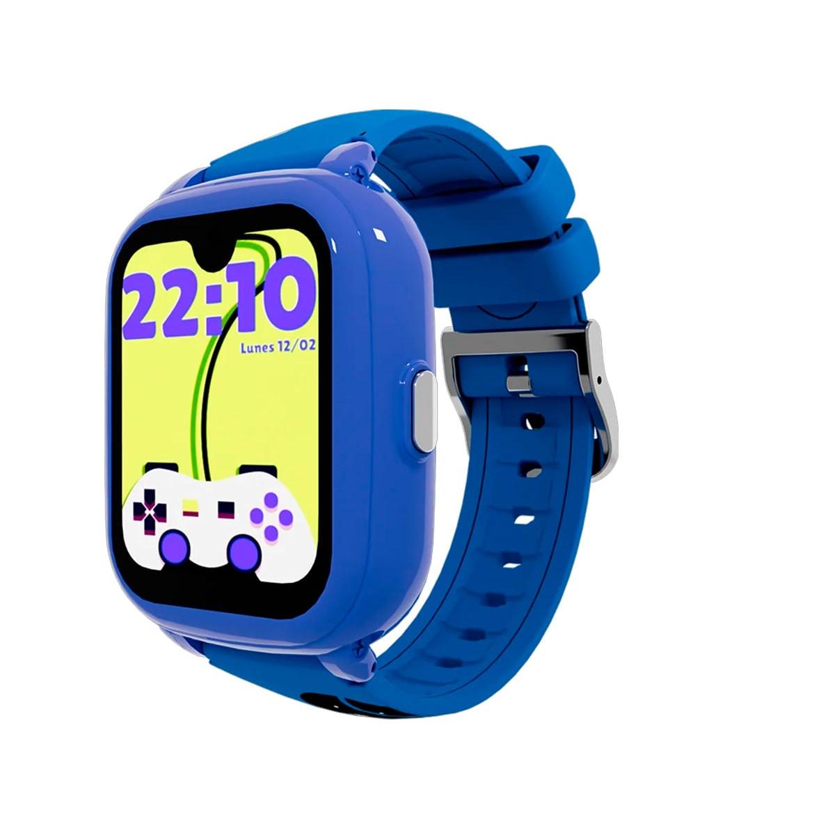 SaveFamily - Reloj inteligente Iconic Plus 2 para niños de 4 a 7 años con GPS preciso, llamadas y videollamadas 4G, WhatsApp seguro y botón SOS