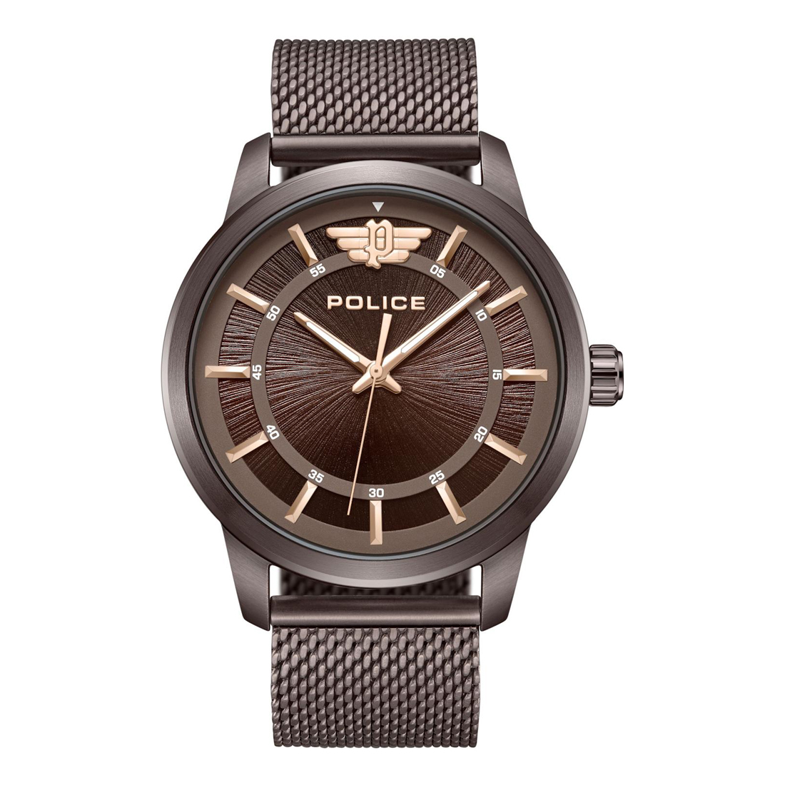 Police Reloj Hombre Analogico Cuarzo con Correa de Acero inoxidable PEWJG0021103