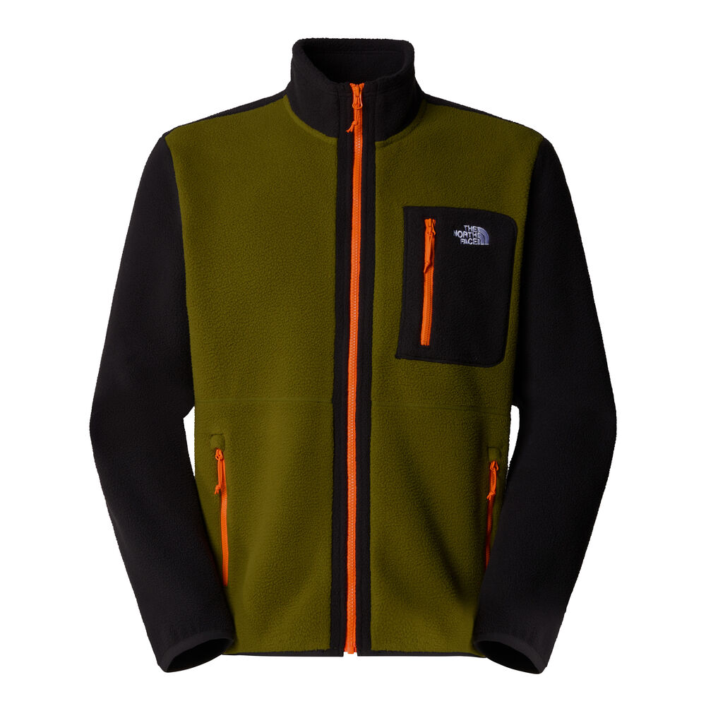 Forro Polar Verde y Negro Cremallera Integral The North Face Yumiori Forest Olive-Black