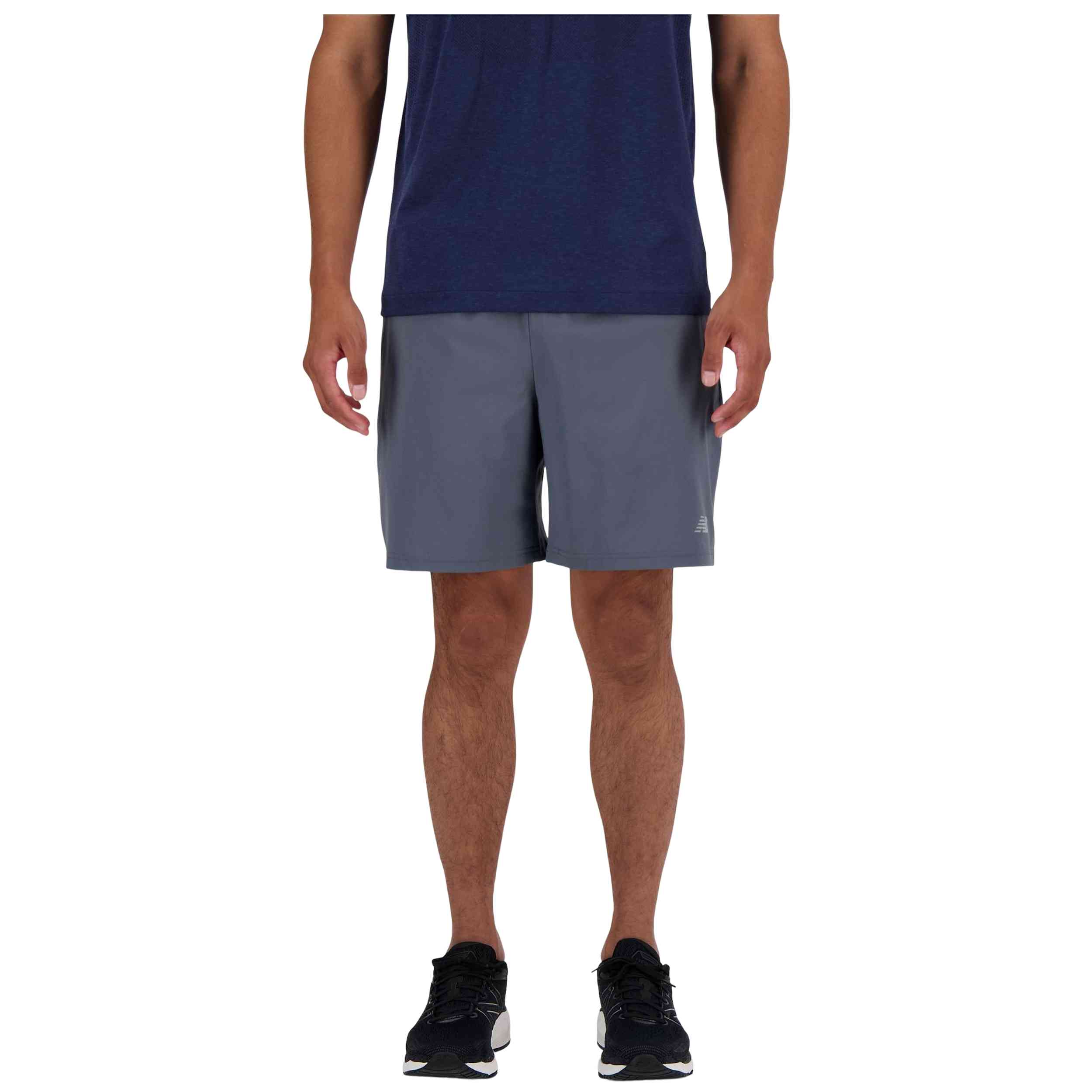 Pantalon Corto New Balance modelo MS41232_GT para hombre y mujer en color Gris