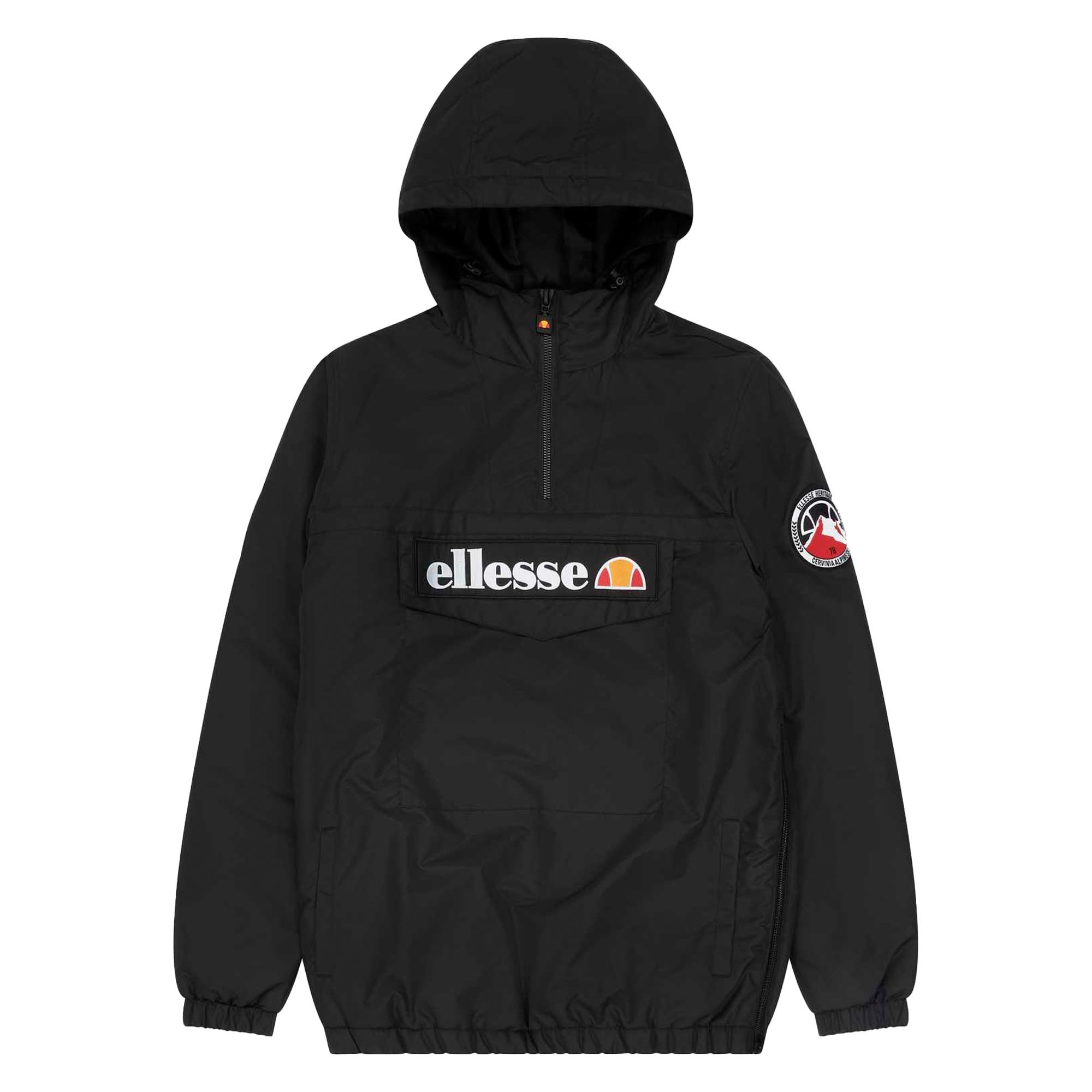 ellesse chaqueta hombre -MONTERINI cortaviento, capucha, cremallera, logo, color liso MONTERINI OH