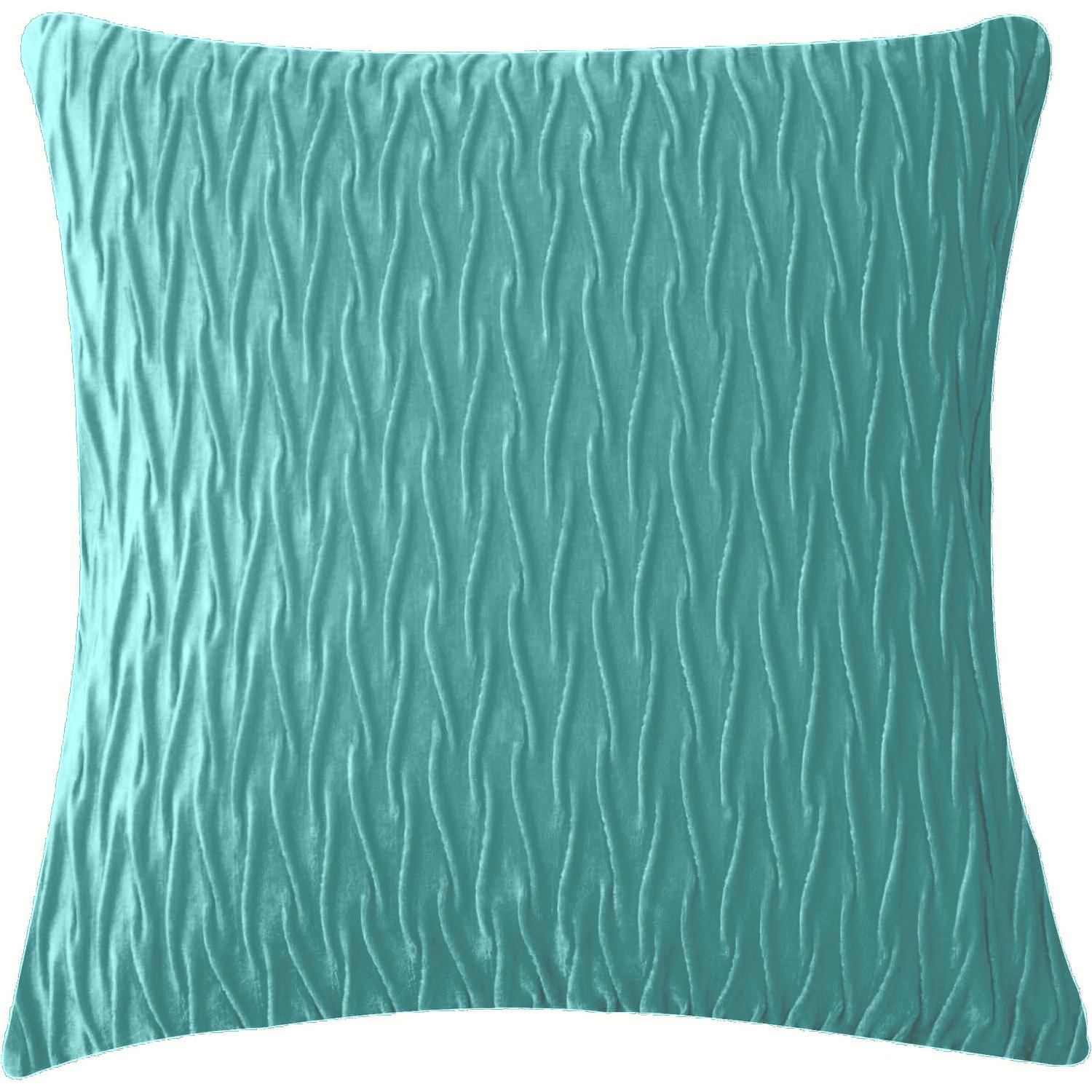 EasySpeed Fundas de Cojín, 2 Unidades, Fundas de Cojines Decorativas, Almohada de Terciopelo con Relieve, para Casa, Salon, Sofá, (Sin Relleno),