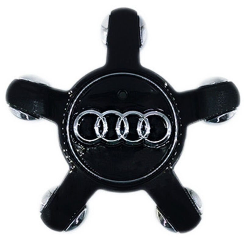tapas centrales para bujes de coche Audi A3 A4L A5 A6L A8L Q3 Q5, tapas centrales para ruedas, accesorios para coche, 135 mm, negro