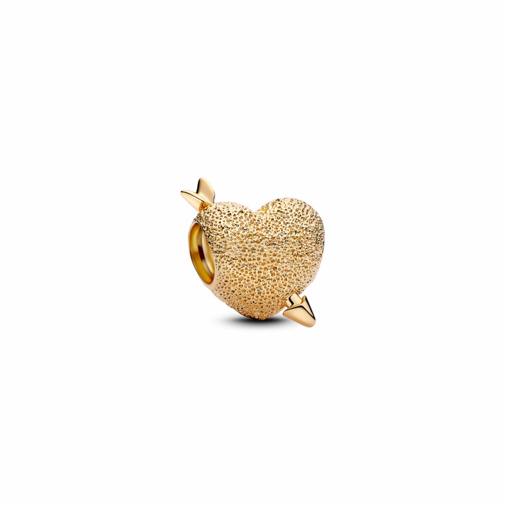 Charm Corazón Cupido de Pandora con Baño de Oro - Regalo ideal para San Valentín