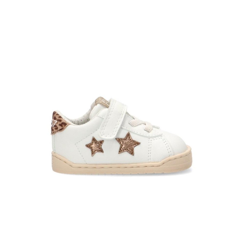 Barefoot Niño Mustang 49008 Blanco-Oro