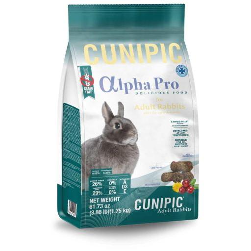 Cunipic Pienso Alpha Pro para Conejos Adultos (Roedores , Piensos y mezclas) - 1.75 KG175