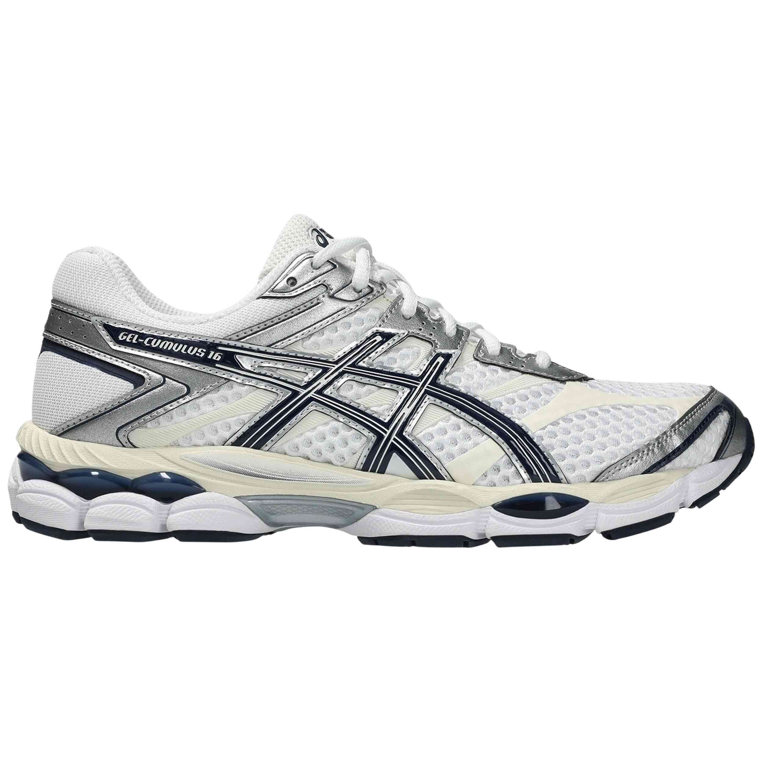 Zapatillas Asics modelo Asics Gel Cumulus 16 "Midnight" para hombre y mujer en color Blanco