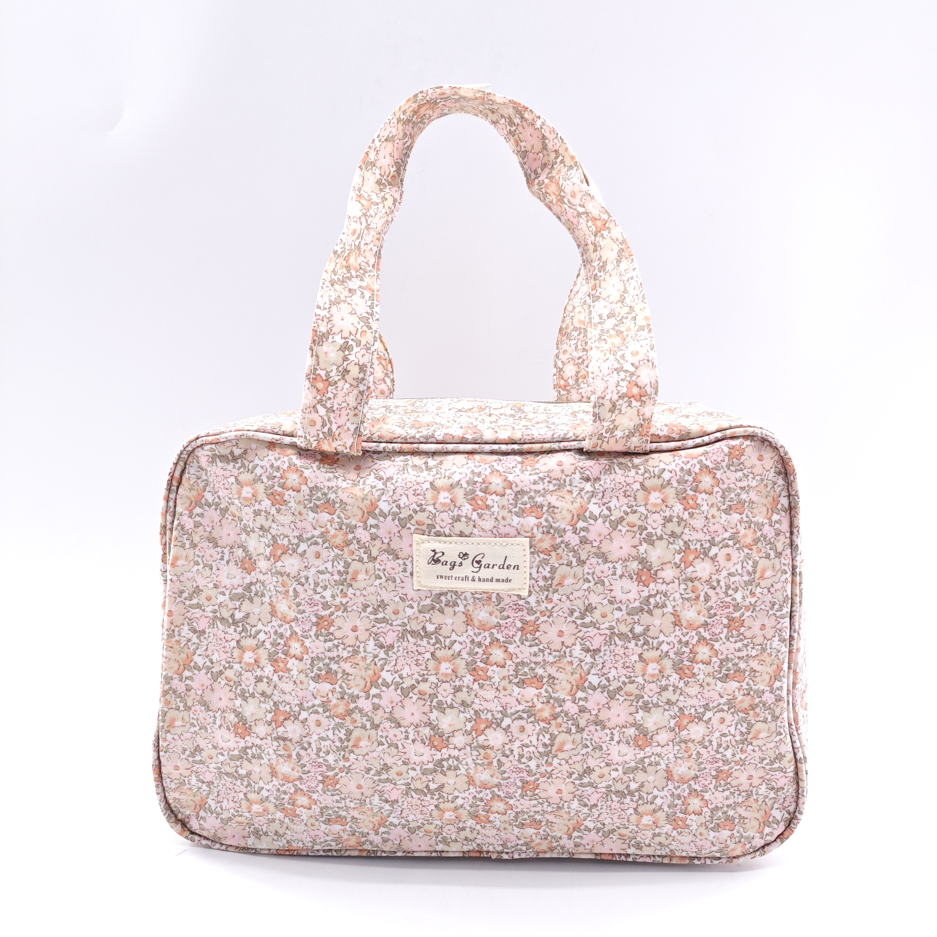 Bags Garden – Bolso de Mano Impermeable con Diseño Floral | Neceser Rectangular Multifuncional para Maternidad, Viaje y Uso Diario