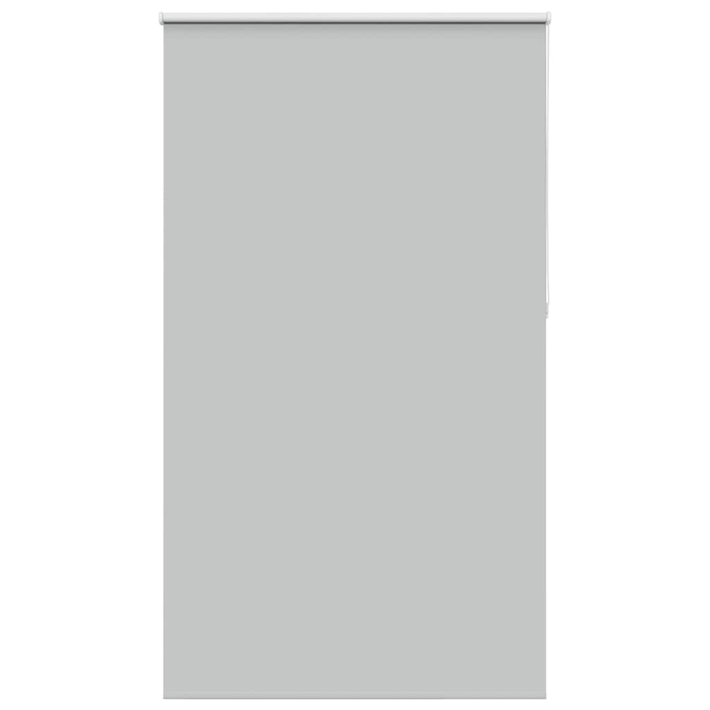 vidaXL Estor Enrollable Opaco gris claro 130x210 cm Tela Ancho 126,6cm