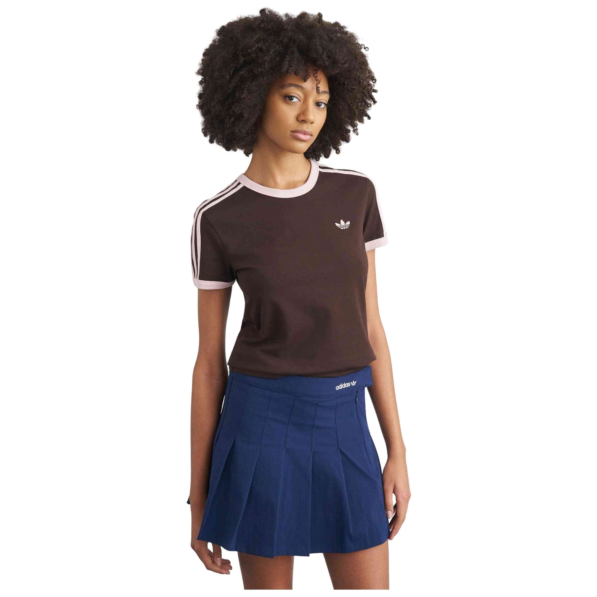 Camiseta De Manga Corta Adidas modelo KC9017 para Mujer en color Marron