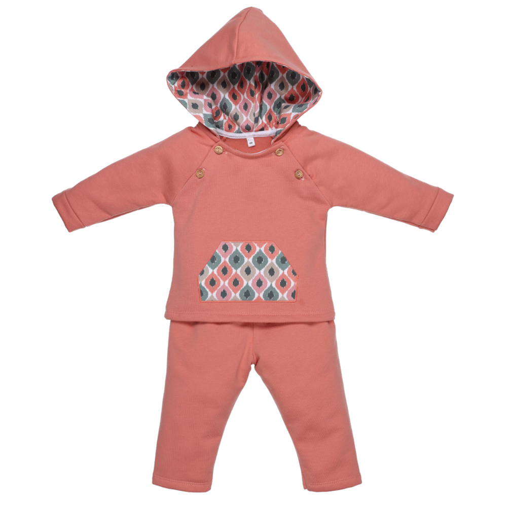 Chandal bebe caldera con combinado asimetrico popys