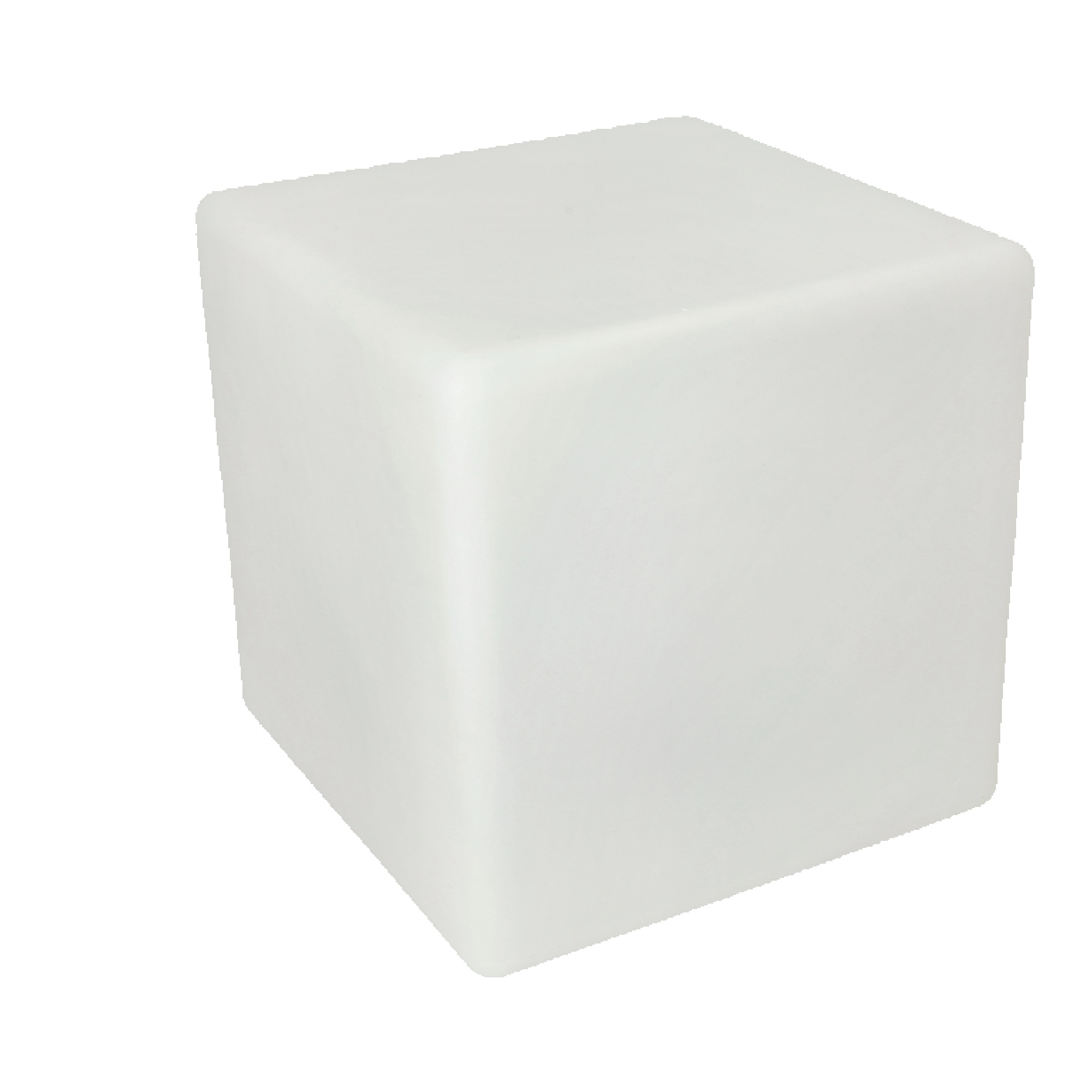 Jandei - Lámpara LED Solar con Forma en Cubo Color RGB, con Mando Distancia, Recargable USB. Protección Apta para Exteriores IP54