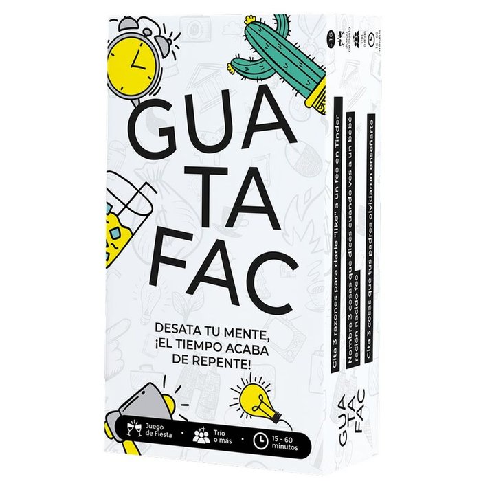ASMODEE JUEGO DE MESA GUATAFAC GUATAFAC 9x18x7 Cms.