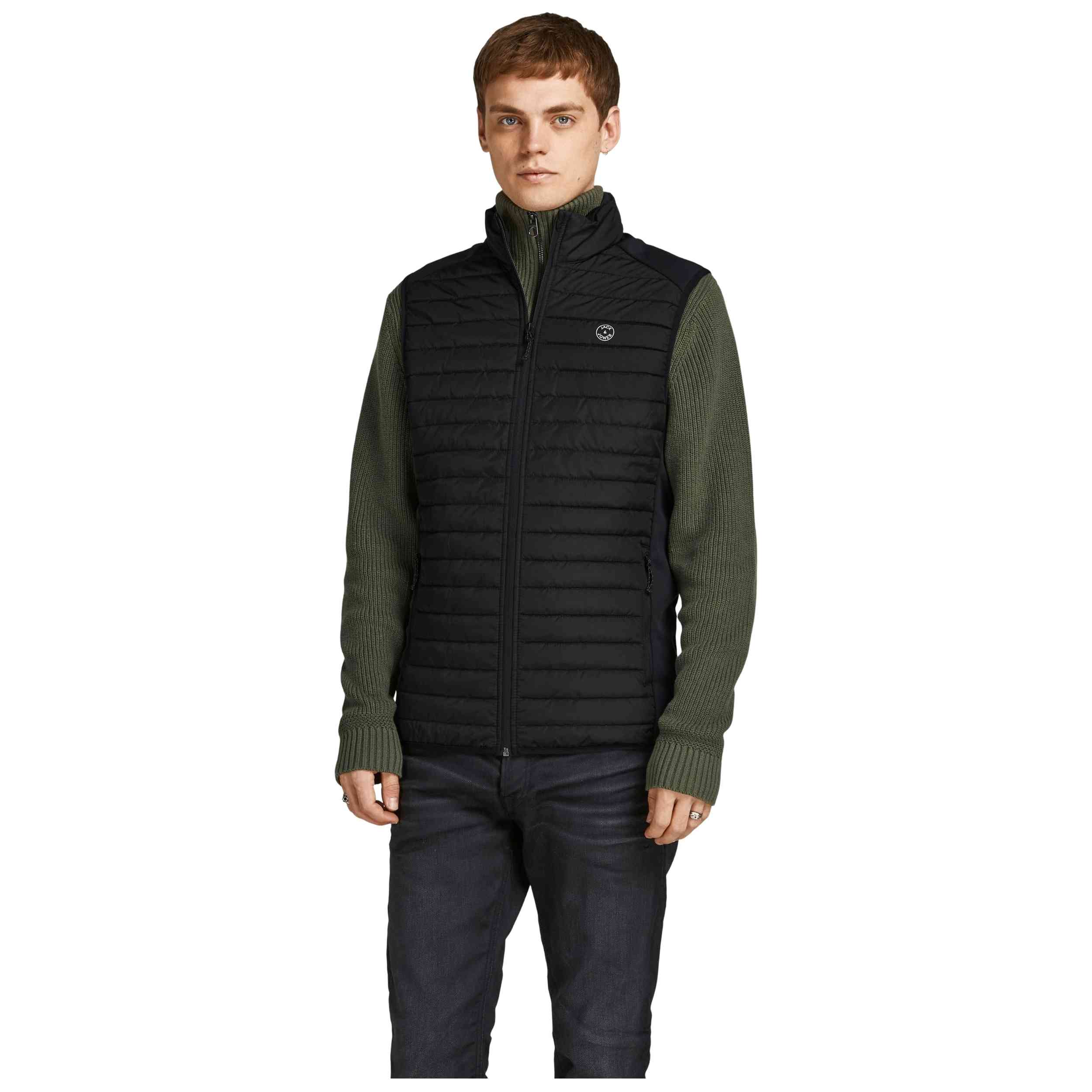 Chaleco Jack & Jones modelo 12200684 para Hombre en color Negro
