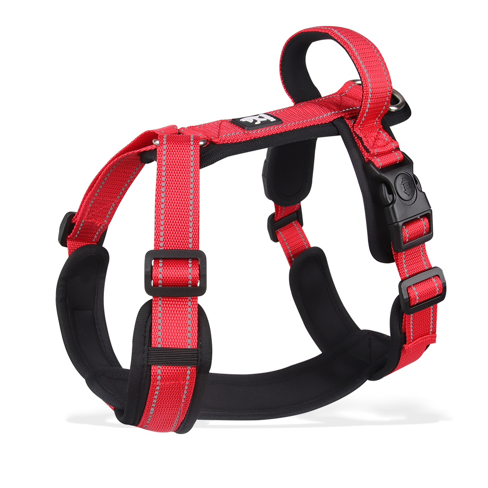 TK Harnés Antirrueda Para Perros Reflectante De Nylon Con Manija Para Pequeños Y Medianos Perros Raza Francesa Bulldog Camiseta Para Caminar Suministros De Mascotas