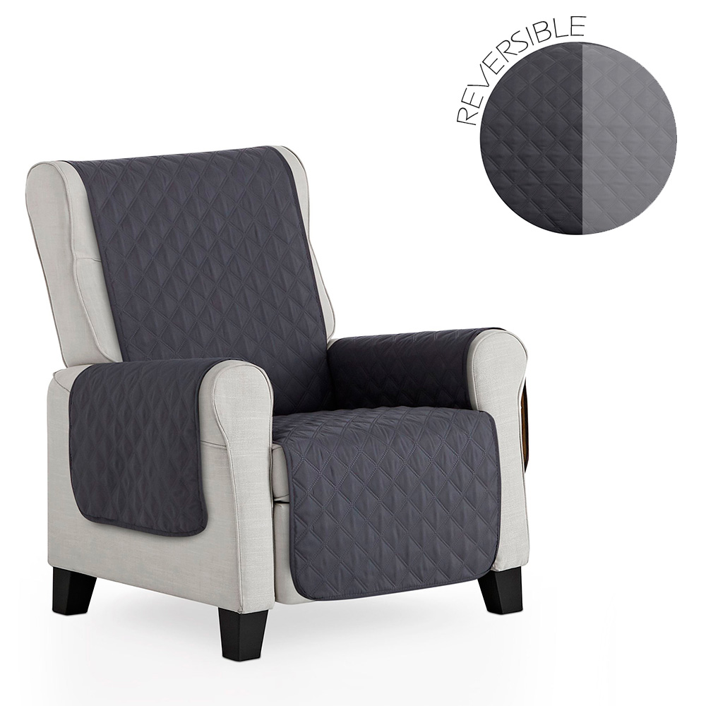 NORDIC HOME Cubre Sillón Reversible Acolchado Mau