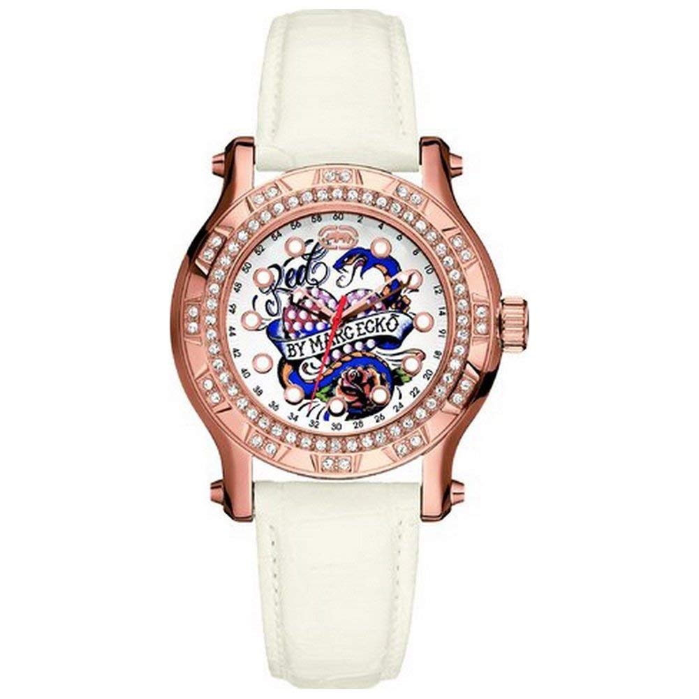 Marc Ecko Reloj Mujer Analogico Cuarzo con Correa de Piel E13599M1