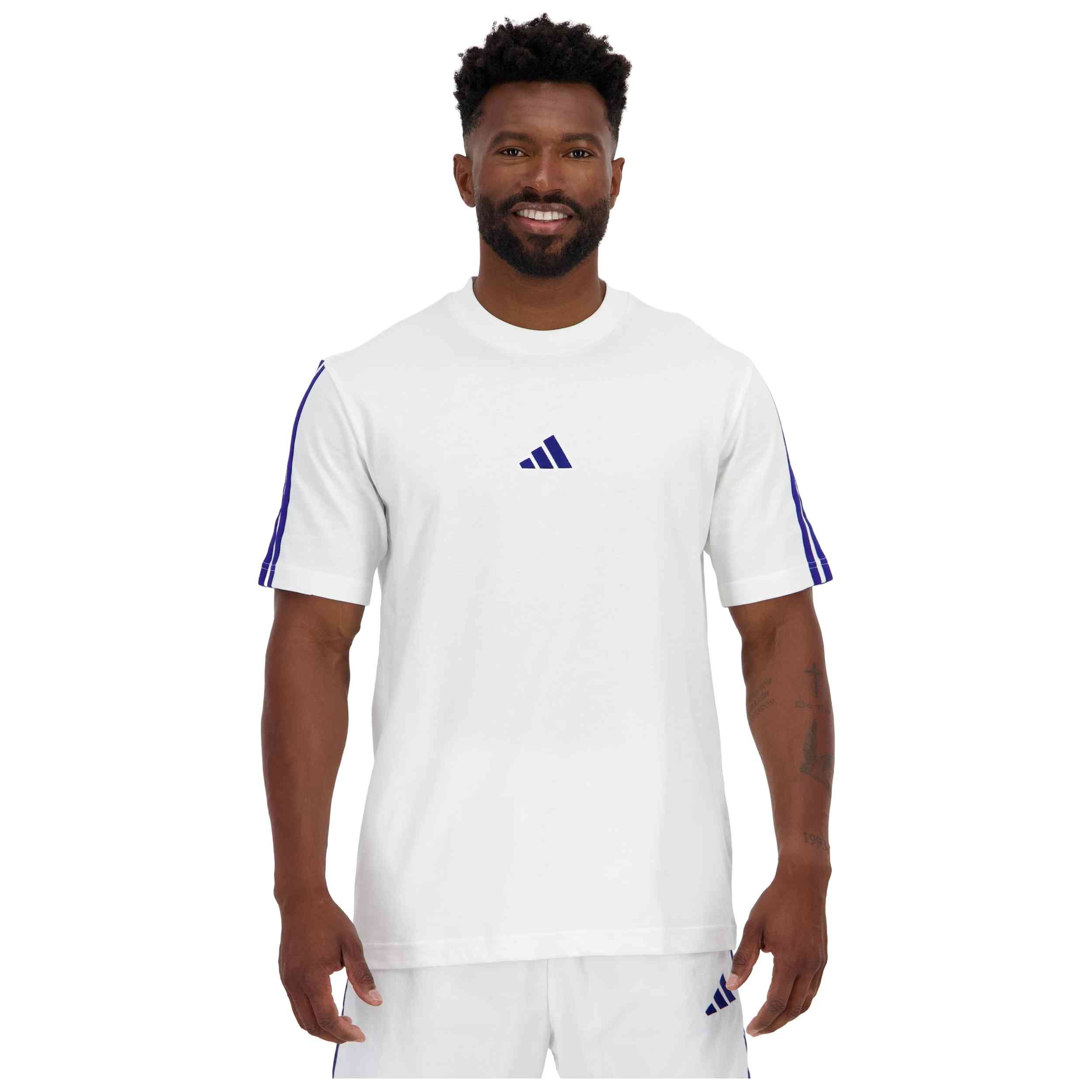 Camiseta De Manga Corta Adidas modelo T-Shirt para hombre y mujer en color Blanco