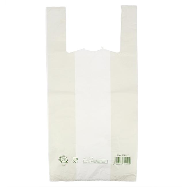 MONOUSO | Bolsa Camiseta Home Compost "Classic" 35x50cm G70 (100 Uds)