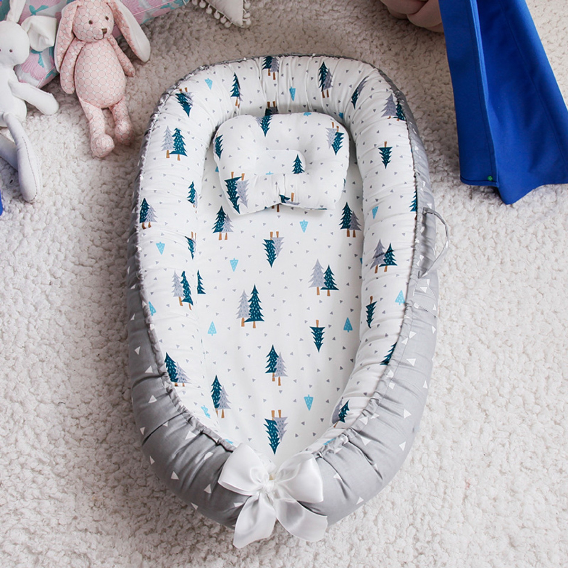 CA Cuna extraíble, cuna biónica para recién nacidos, lavable a máquina, cuna biónica para útero, suministros para madres e hijos.