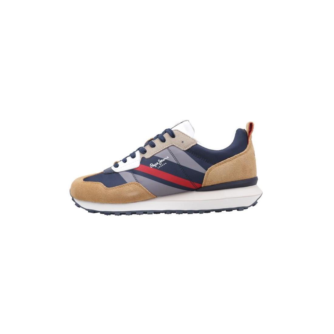 Pepe Jeans FOSTER MAN PRINT SS23 DEPORTIVAS PLANAS hombre Marrón