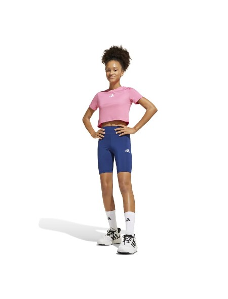 Conjunto de Fitness adidas Jg Tr-Es 3Bandas Set Niña Rosa JJ5043