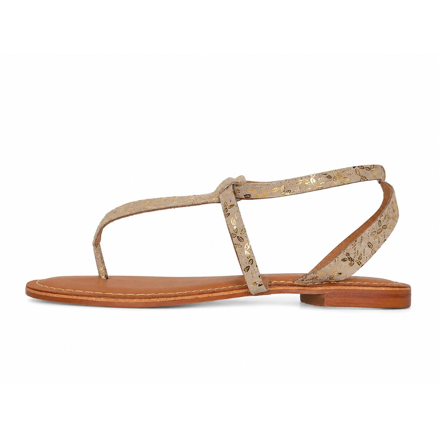 Sandalias Mujer Vero Moda Pale Gold Ideales para Verano