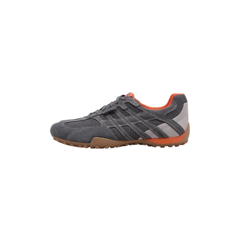 Geox U SNAKE ORIGINAL A Deportivas Planas Hombre Gris