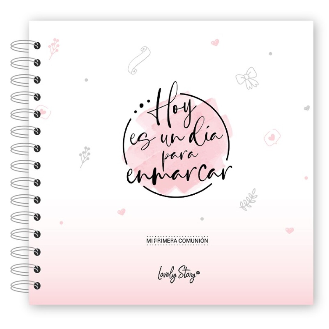 Álbum de Fotos y Firmas para Comunión – Recuerdo Especial de Mr. Wonderful ROSA