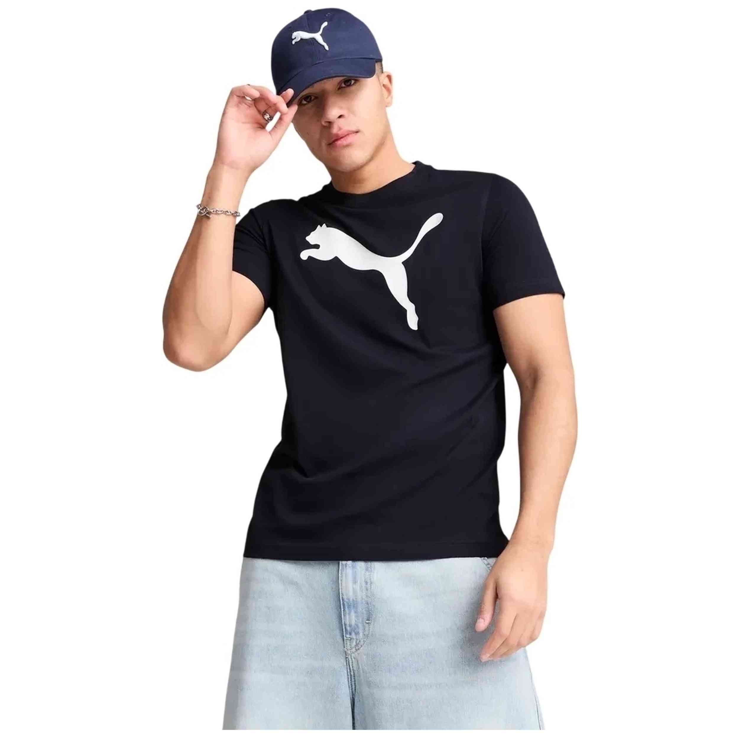 Camiseta De Manga Corta Puma modelo 682536-16 para Hombre en color Negro