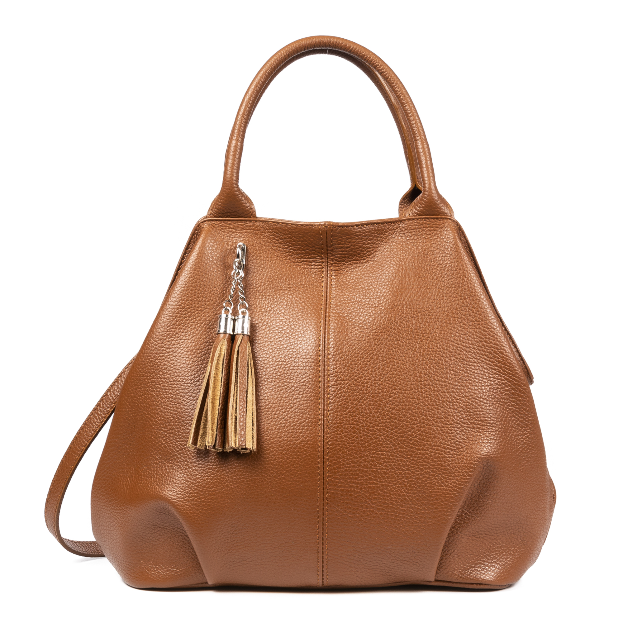 Firenze Artegiani. Zenobia Bolso Shopper Mujer.Piel auténtica Dollaro . Made in Italy. Vera Pelle Italiana.