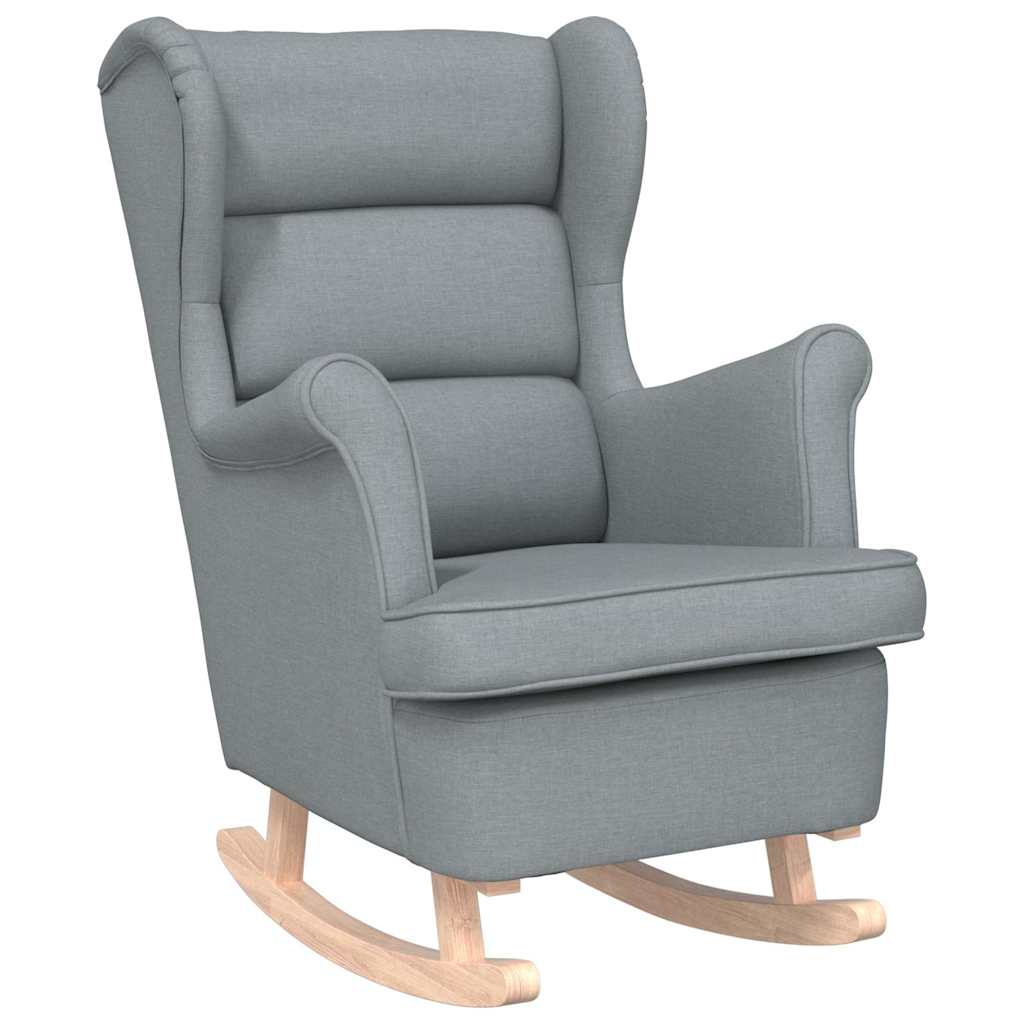 vidaXL Silla mecedora de tela  74x90x102 cm Multicolor