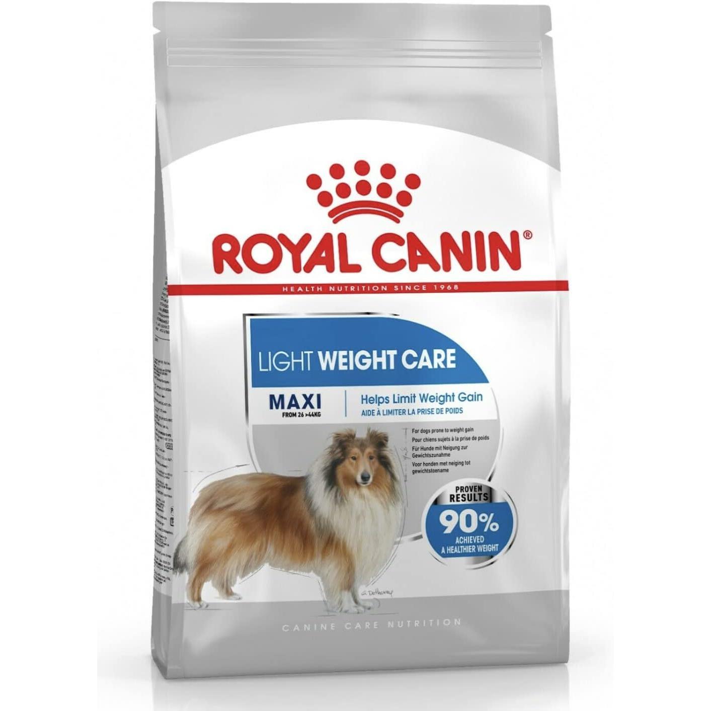 Royal Canin Light Weight Care Maxi Adult - Pienso para perros de raza grande para control de peso 12KG