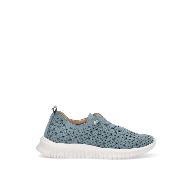 Zapatillas Cómodas Armony - Mujer - Suela Plana - Modelo 68001 - Color Azul