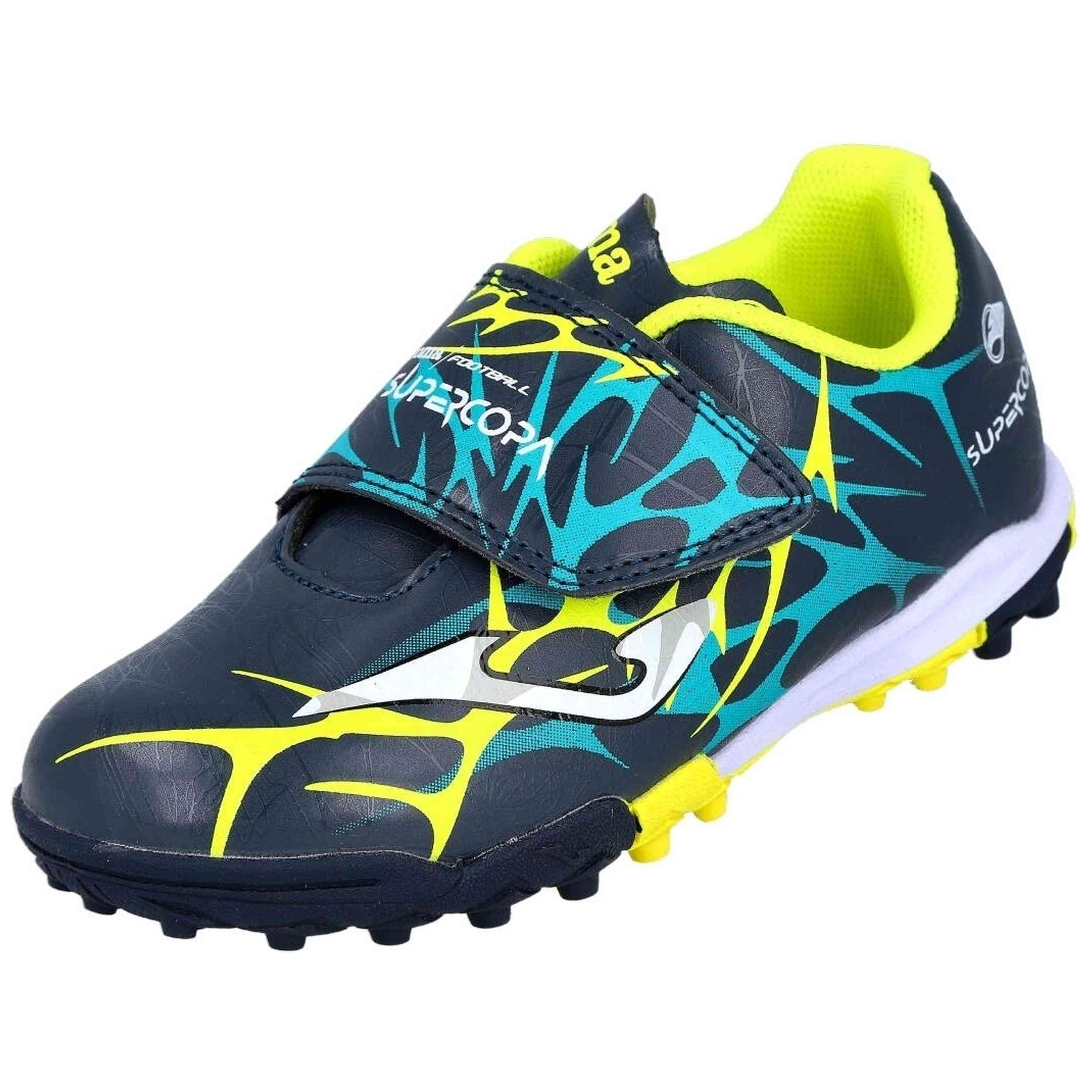 Zapatillas Joma modelo Super Copa Jr Turf para Niños en color Azul