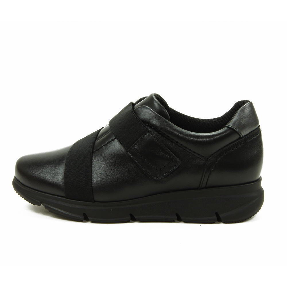 Baerchi mod. 54062 zapato casual para mujer en piel natural, velcro