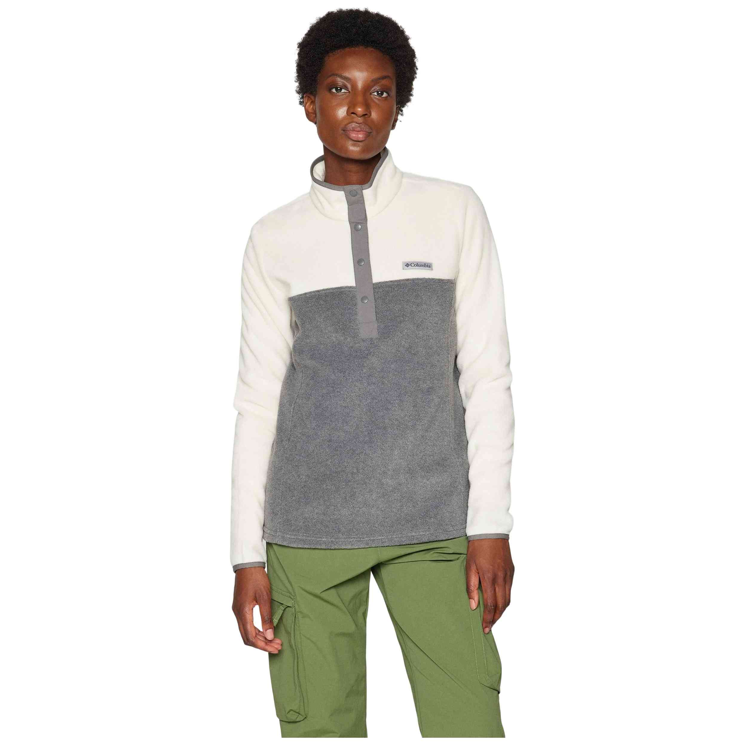Polar Columbia modelo Benton Springs 1/2 Snap Pull Over Ii en color Gris
