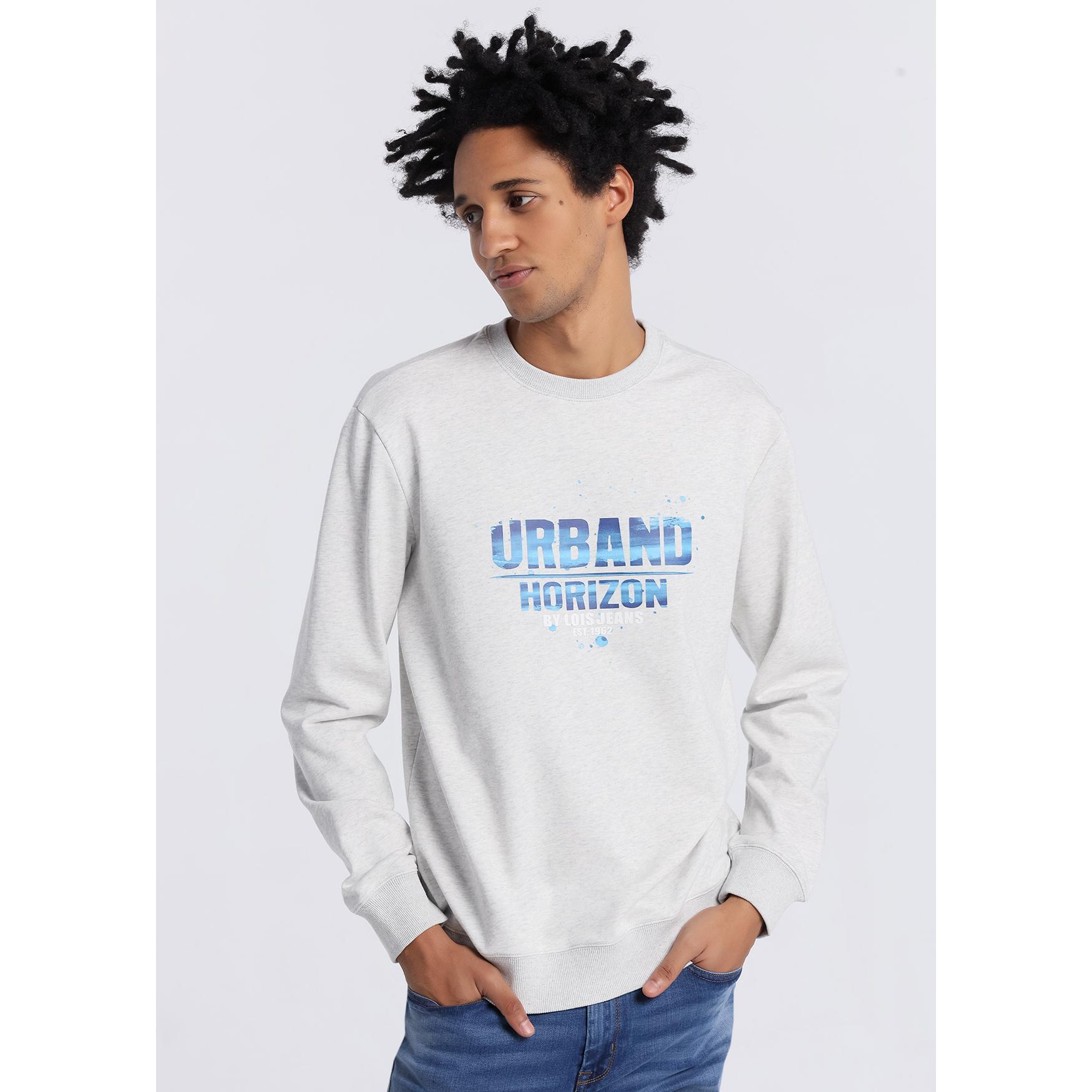 LOIS JEANS - Sudadera con cuello caja