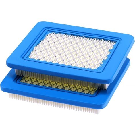 Filtro de aire para cortacésped, juego de 2, compatible con motor Briggs Stratton 491588