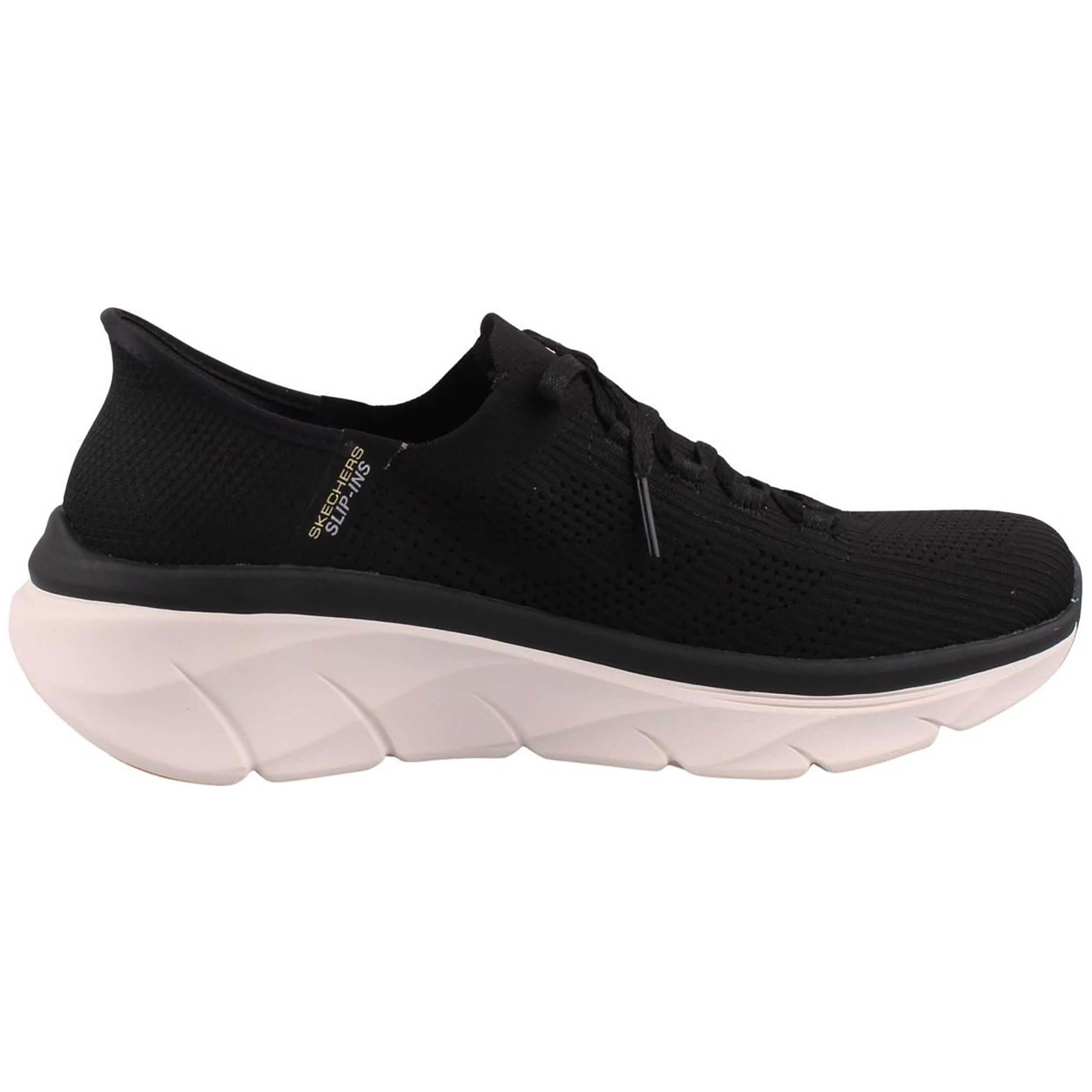 Zapatillas Skechers Slip-Ins D'Lux Walker 2.0 Mujer Negro