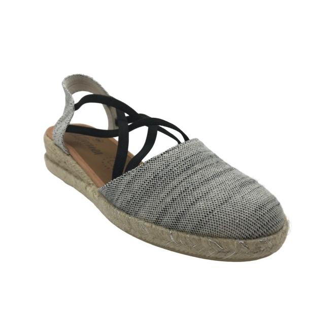 Mediterranea - Alpargata Valenciana Mujer Primavera-Verano 2026, modelo exclusivo con diseño mediterráneo, zapatillas mujer cómodas y estilosas, compatibles con bamba mujer y deportivas de mujer, color negro, tallas 35-41