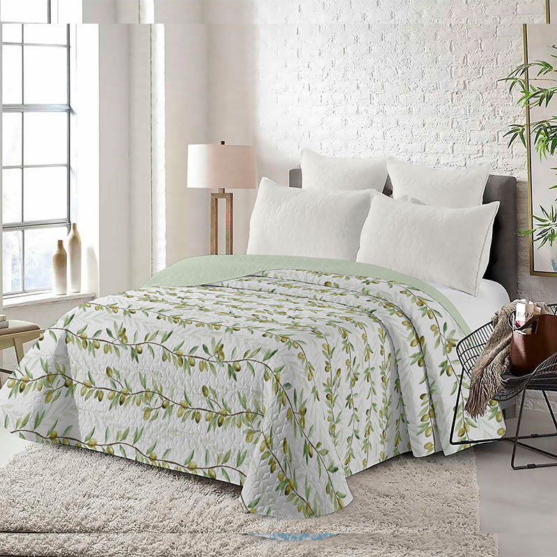 RUFINO DÍAZ Colcha Bouti Termosellada Estampada Reversible Candas - Para una sensación acogedora y de confort - Tejido suave, agradable y resistente