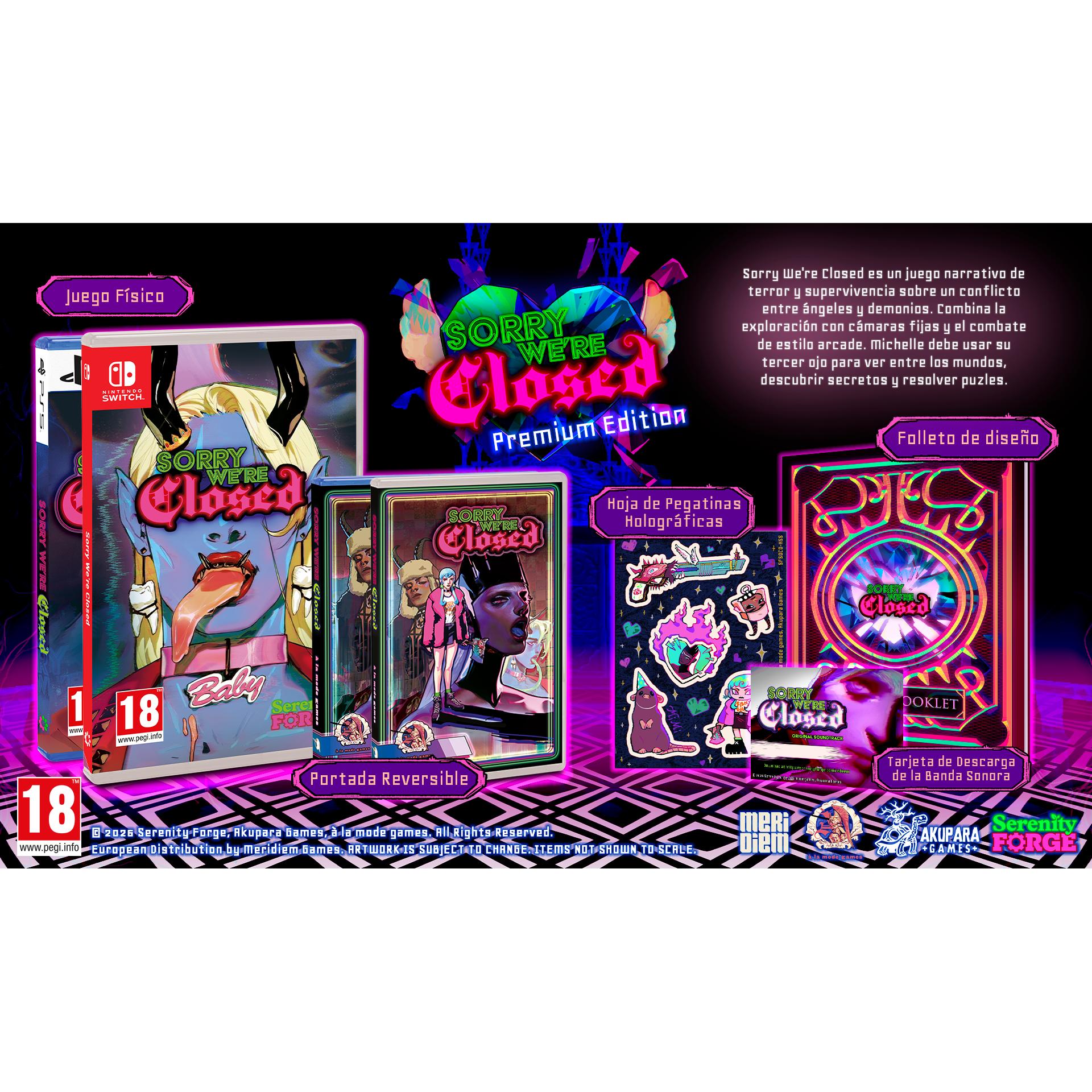 Sorry Were Closed Premium Edition - PS5 - Nuevo precintado - PAL España