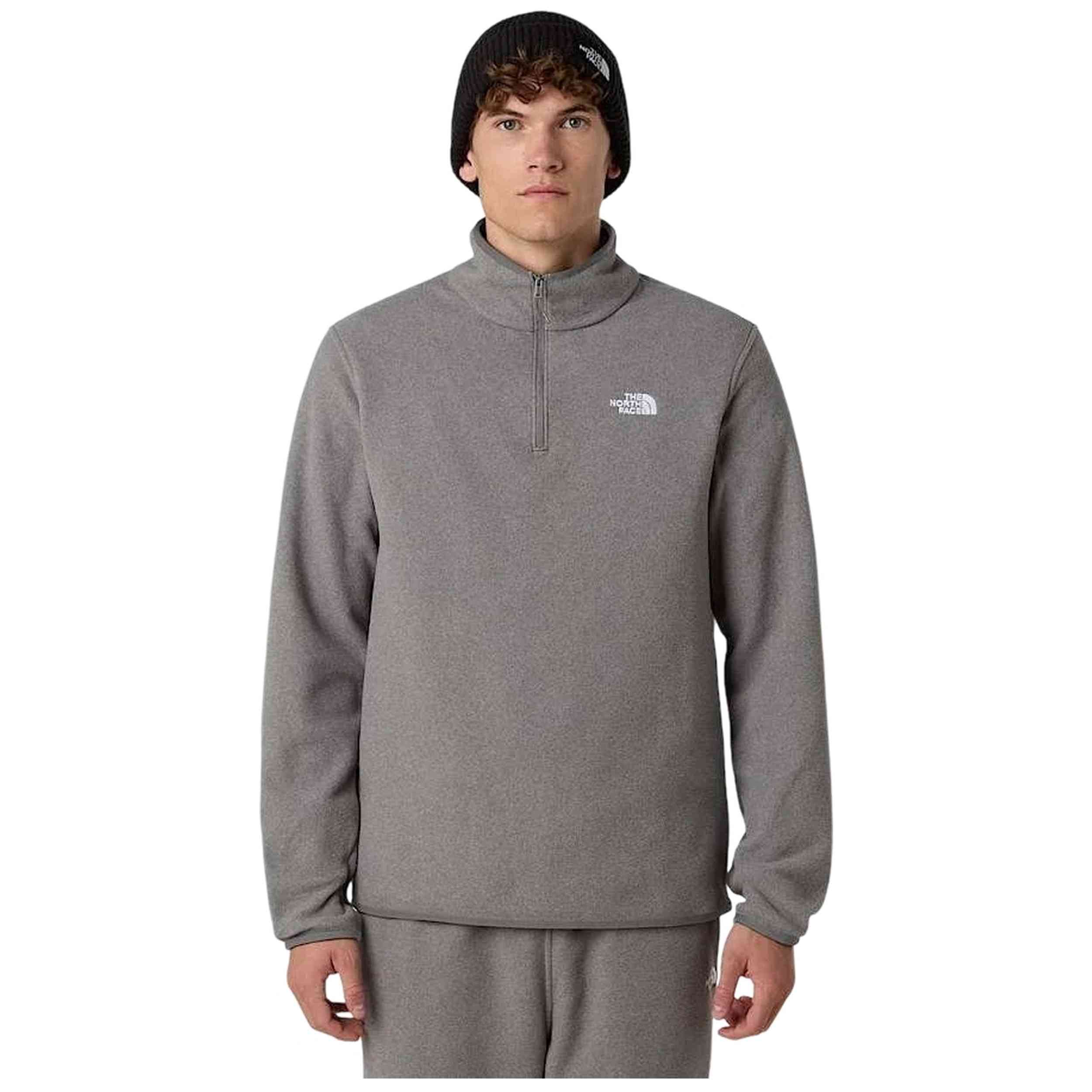 Textil The North Face modelo M Glacier Fleece 1/4 Zip Jacket en color Gris